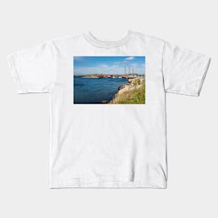 An old sailing ship in the archipelago outside Gothenburg, Sweden Kids T-Shirt